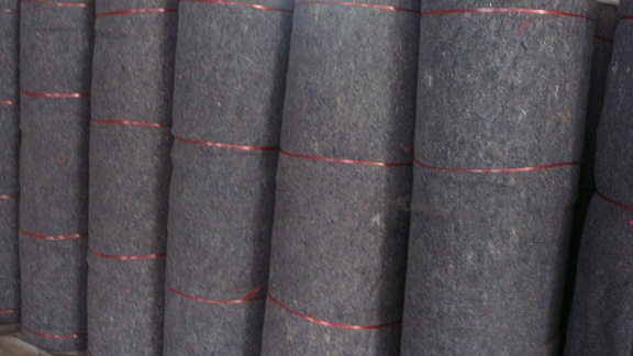 乌鲁木齐保温棉毡厂家 杂色棉毡低价  黑棉毡