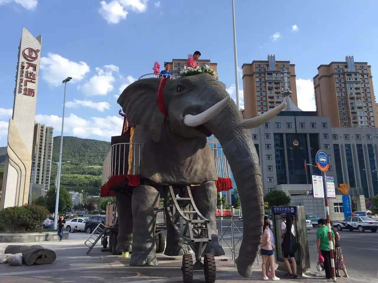 福州机械大象厂家、机械大象展览、机械大象租赁、机械大象出租图片