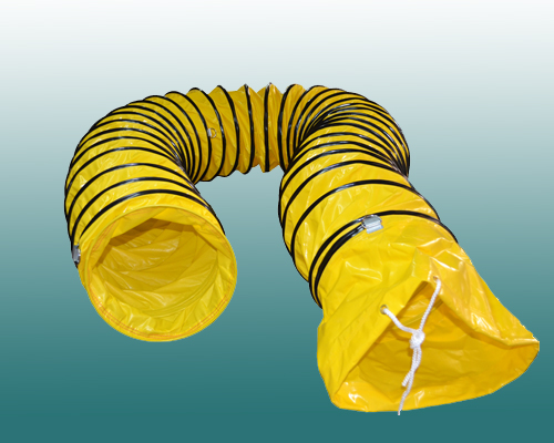 厂家直销供应送风管 PVC夹网布排风软管 耐磨高碳钢丝风管图片
