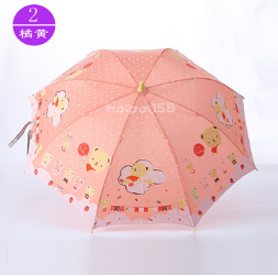 儿童雨伞 欢乐童年长柄正品天堂伞 儿童创意学生雨伞小孩定制