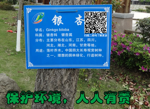 蚌埠市绿化标识牌-景观花草树木标识牌厂家