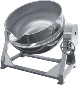 不锈钢蒸汽式可倾斜夹层锅 高效节能 品种齐全 蒸汽式夹层锅