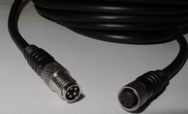 M8带屏蔽电缆连接器批发