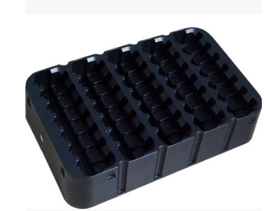 金华市黑色包装吸塑托盘厂家厂家订做黑色包装吸塑托盘 五金工具黑色吸塑内托 吸塑环保托盘