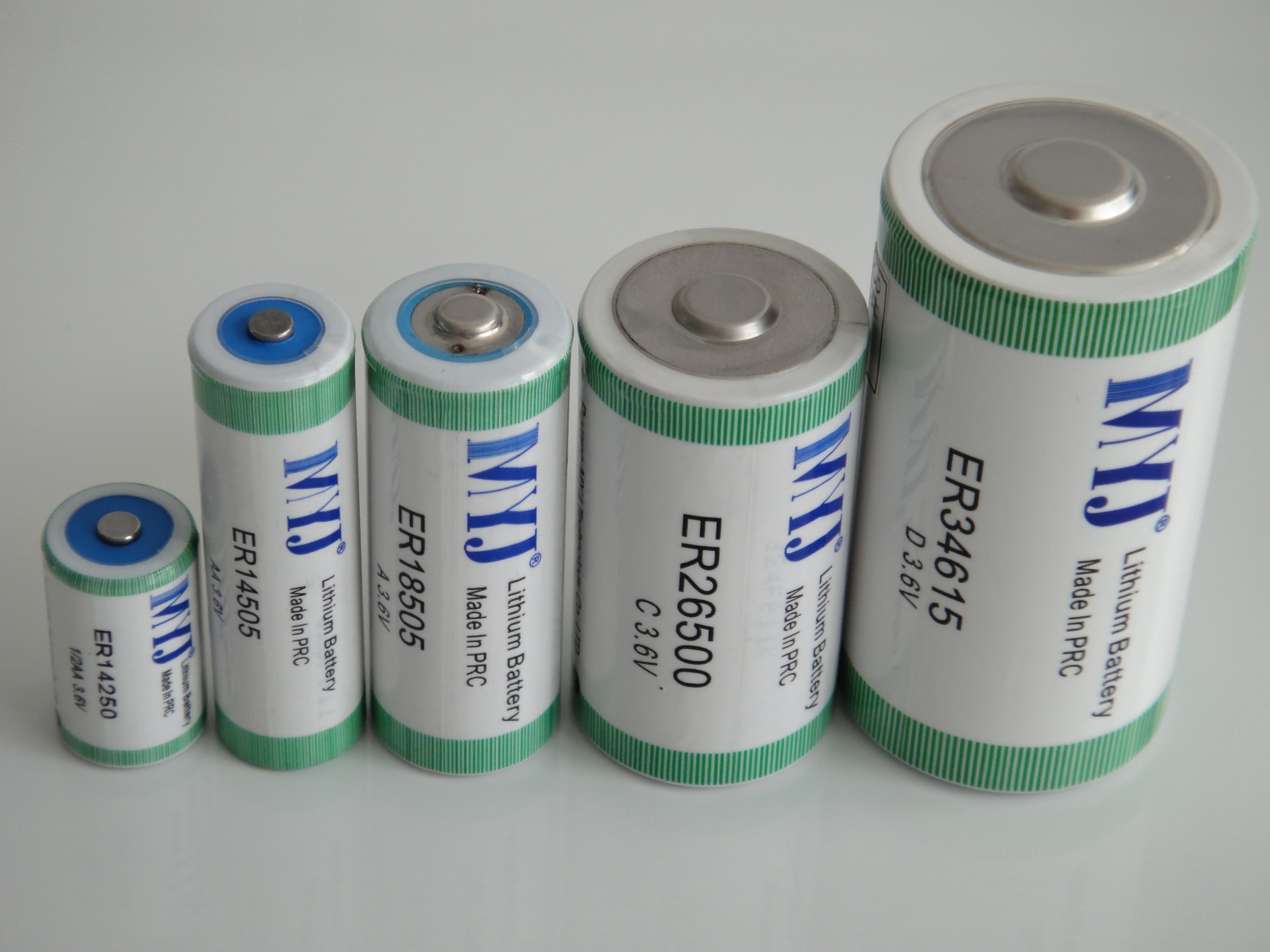 供应故障指示器专用ER14505高容量 3.6V一次性锂电池 ER14503.6V一次性锂电池 ER1450高容量锂电池图片