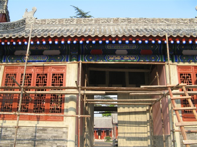 古建筑装修工程 寺庙装饰 油漆彩绘 天花藻井吊顶图片