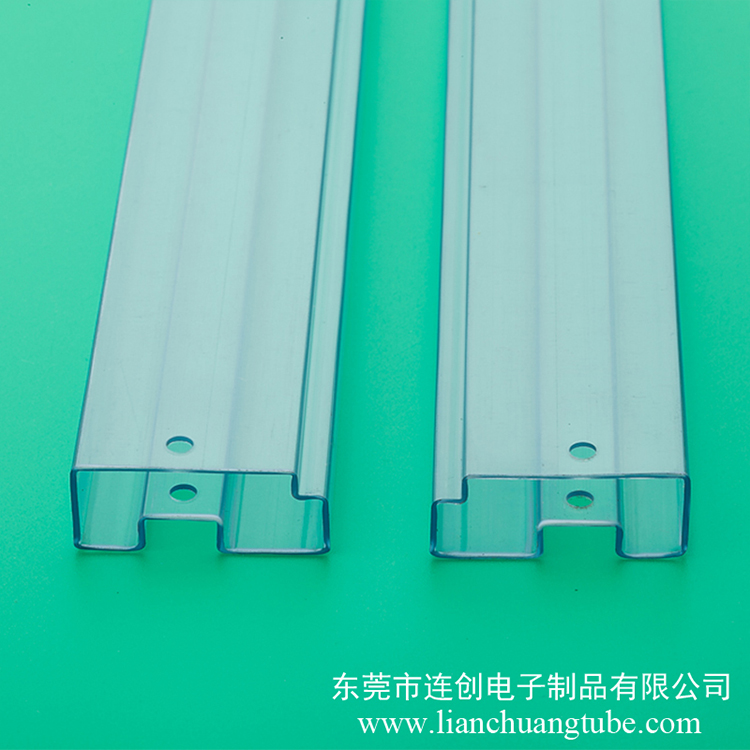 广东ic芯片包装用ic料管防静电pvc材质方形ic透明管生产厂家直销图片