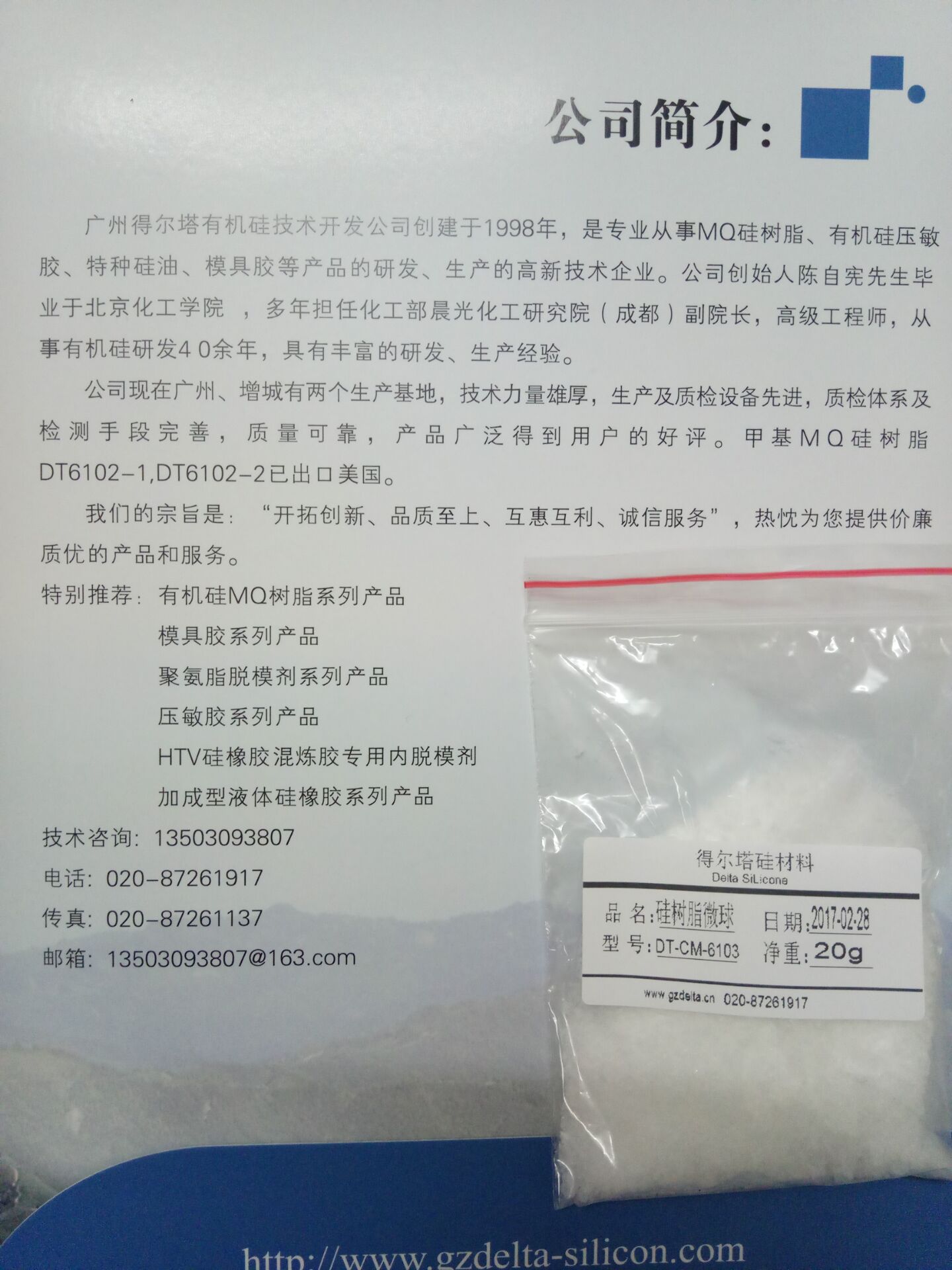 硅树脂微球 DT-CM-6103 硅树脂微球DT-CM-6103