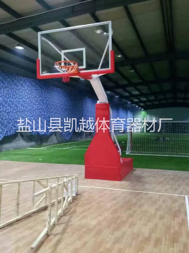 沧州市电动（手动）液压升降篮球架厂家