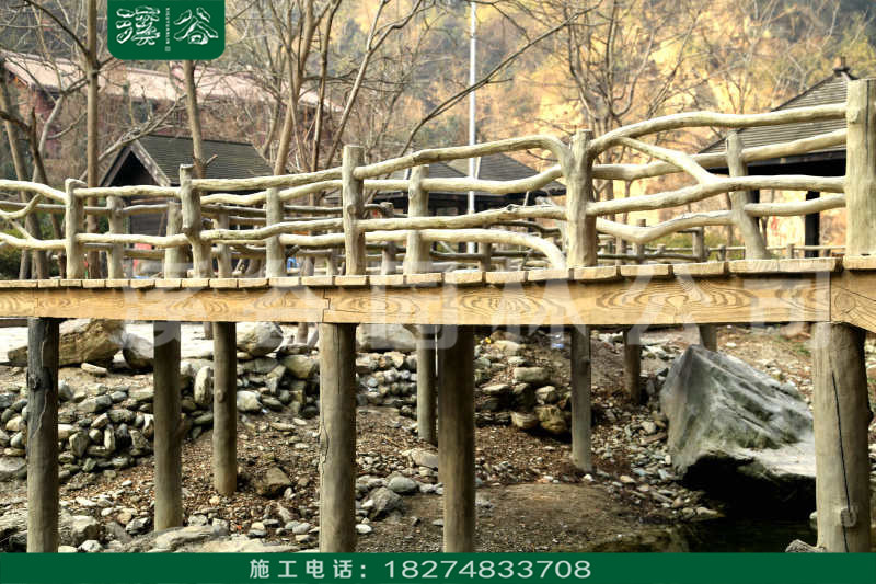 北京混凝土仿木栏杆批发价 北京专业设计生产混凝土仿木栏杆厂家