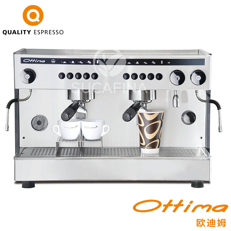QUALITY ESPRESSO OTTIMA半自动咖啡机双头电控高杯意式进口