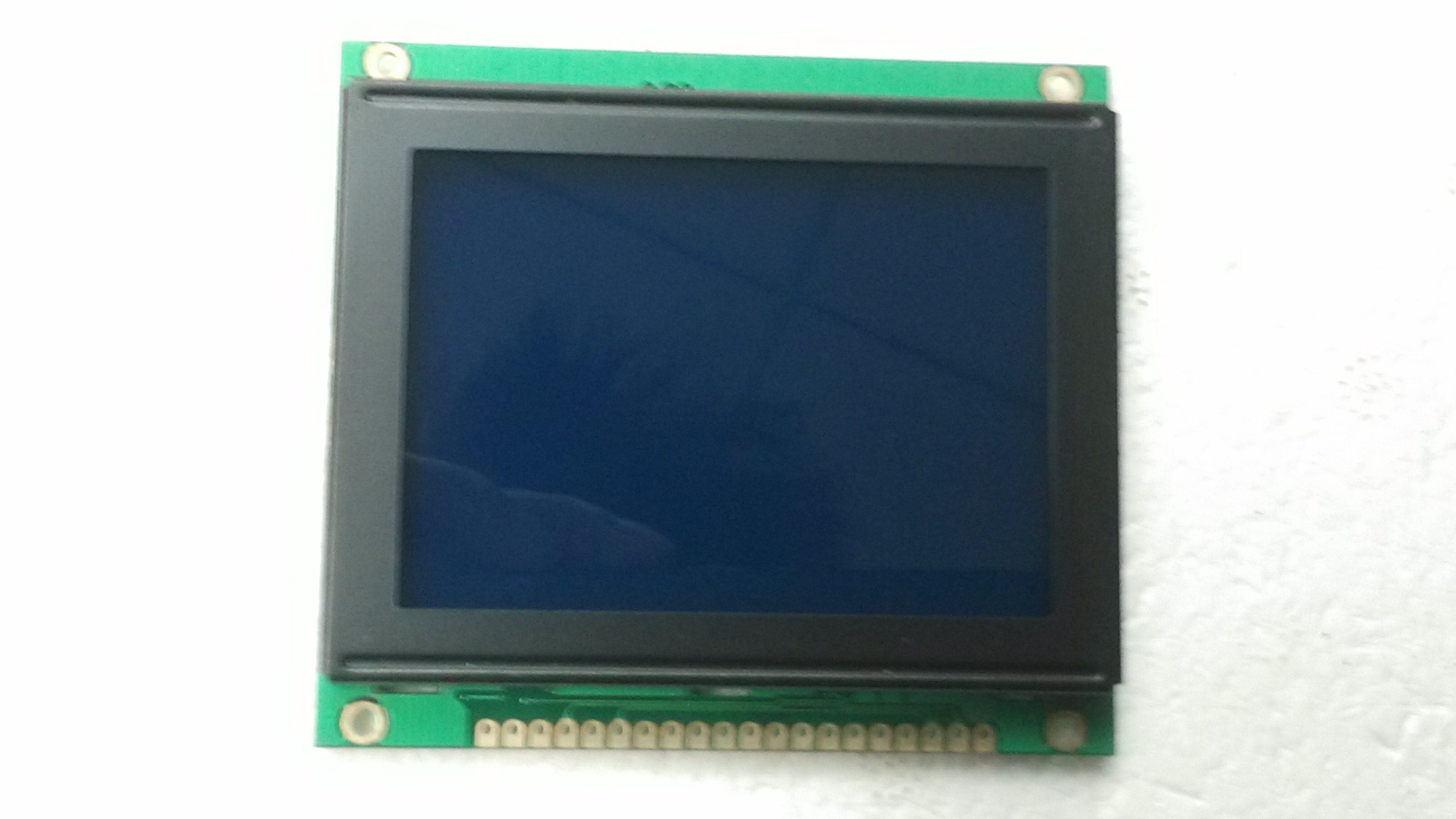 12864-512864-5液晶点阵屏黄绿屏 lcd液晶模块模组黄绿字显示屏定做