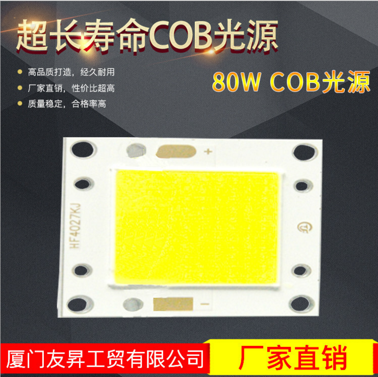 普瑞芯片 LED封装器件 大功率80W倒装COB光源图片