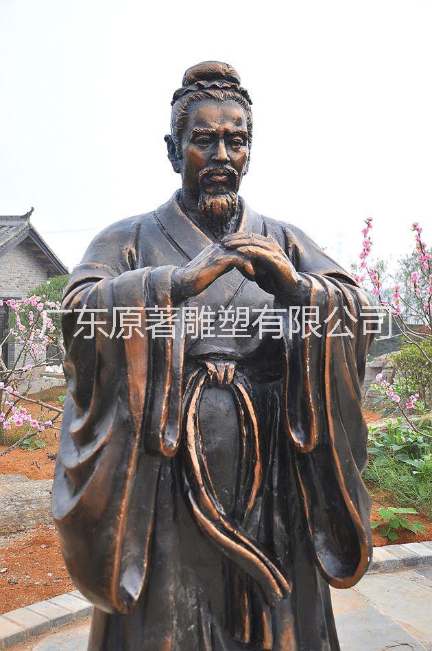 广东铸铜雕塑厂供应三国人物雕塑 铸铜雕塑 园林主题雕塑批发