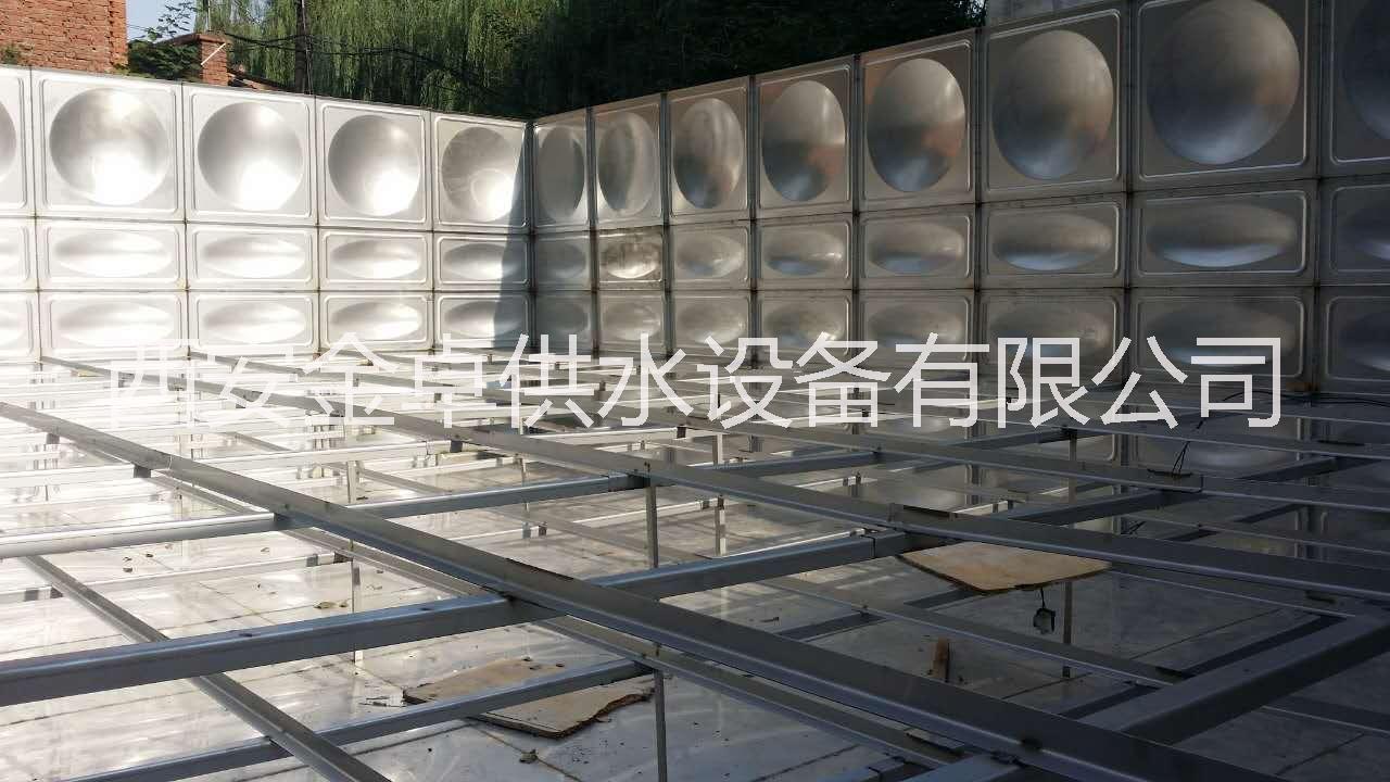 陕西装配式BDF不锈钢水箱厂家，西安装配式保温水箱价格图片
