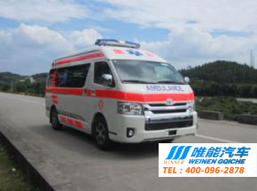 原装进口丰田大海狮高顶汽油监护型救护车图片