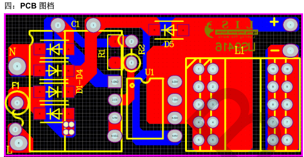 供应单电压非隔离驱动电源价格，LED驱动电源IC图片