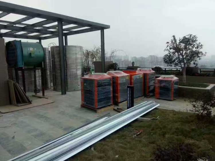 东莞工厂空气能热泵热水器安装