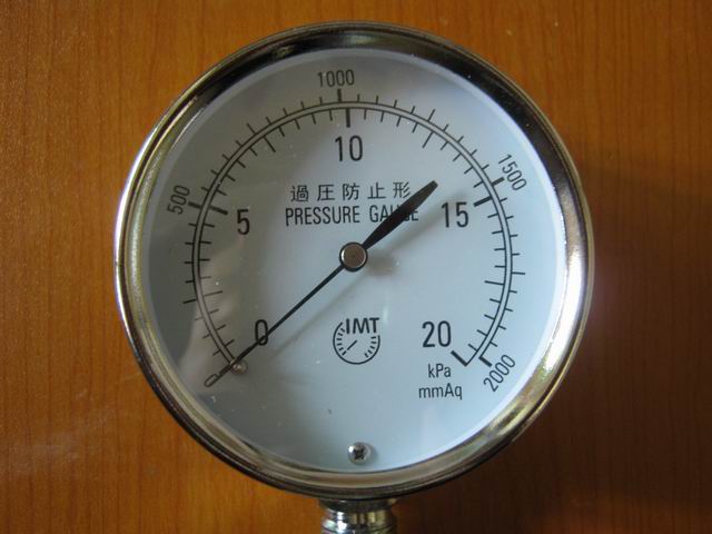 台湾 IMT微压表，煤气压力表图片