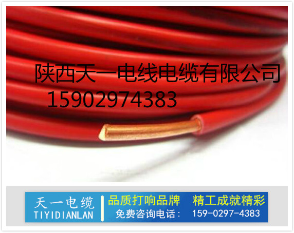陕西西安天一电线电缆厂布电线BV铜塑线、BVR铜软线/陕西电线电缆价格图片