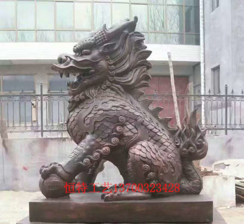 动物雕塑制作|铜麒麟制作|铜狮子制作|铜马制作@南京铜雕制作厂家