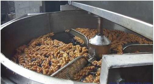 艾斯科豆泡油炸机 豆泡油水分离油炸机 豆制品油炸锅油炸机厂家