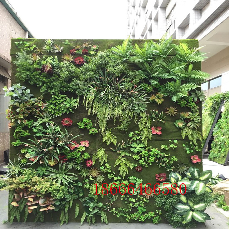 定做室内外软装 仿真植物墙 绿植墙 草皮苔藓 办公室网咖场合应用