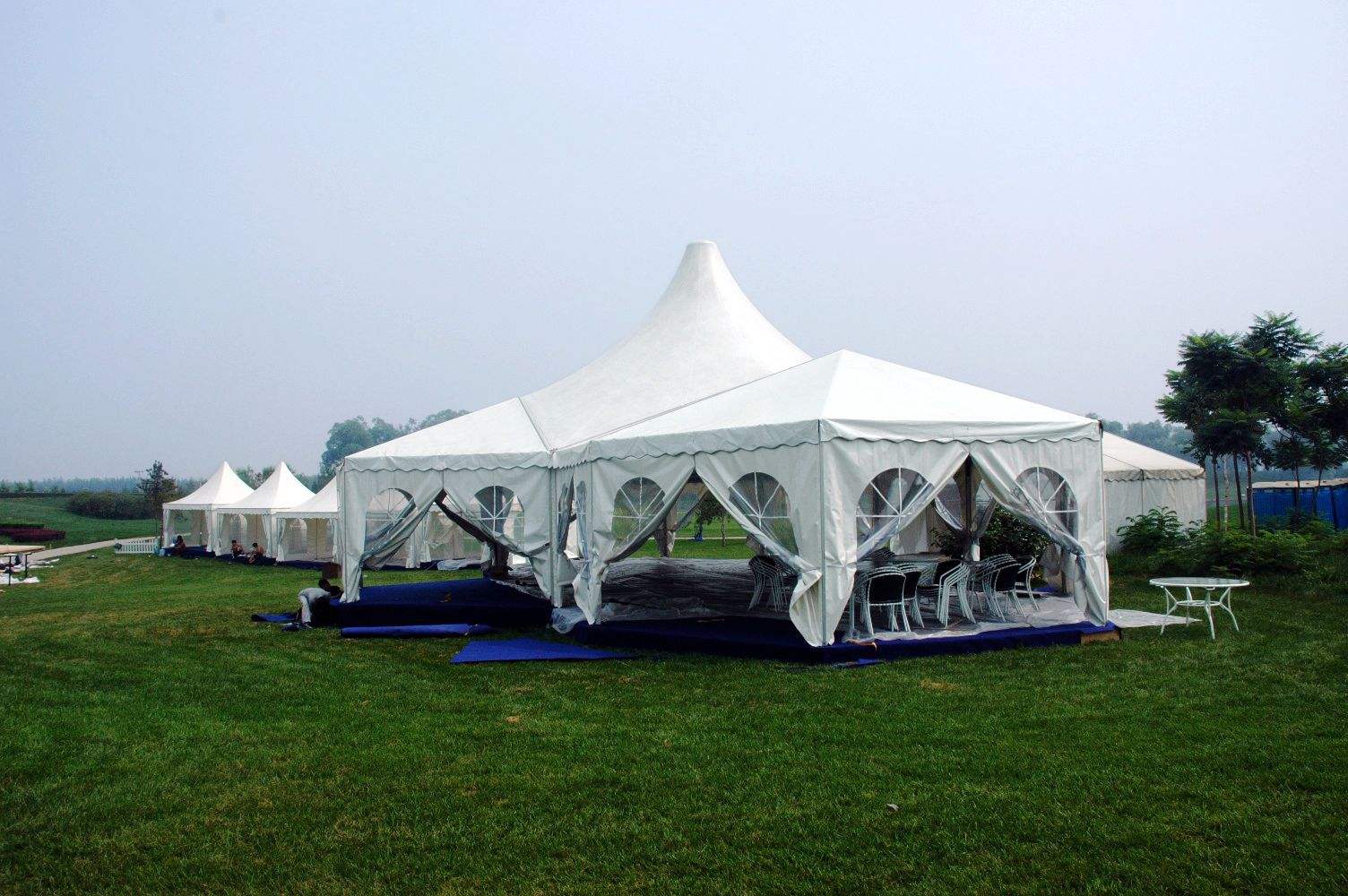 铝合金帐篷定制 婚礼铝合金帐篷 展销会活动铝合金帐篷图片