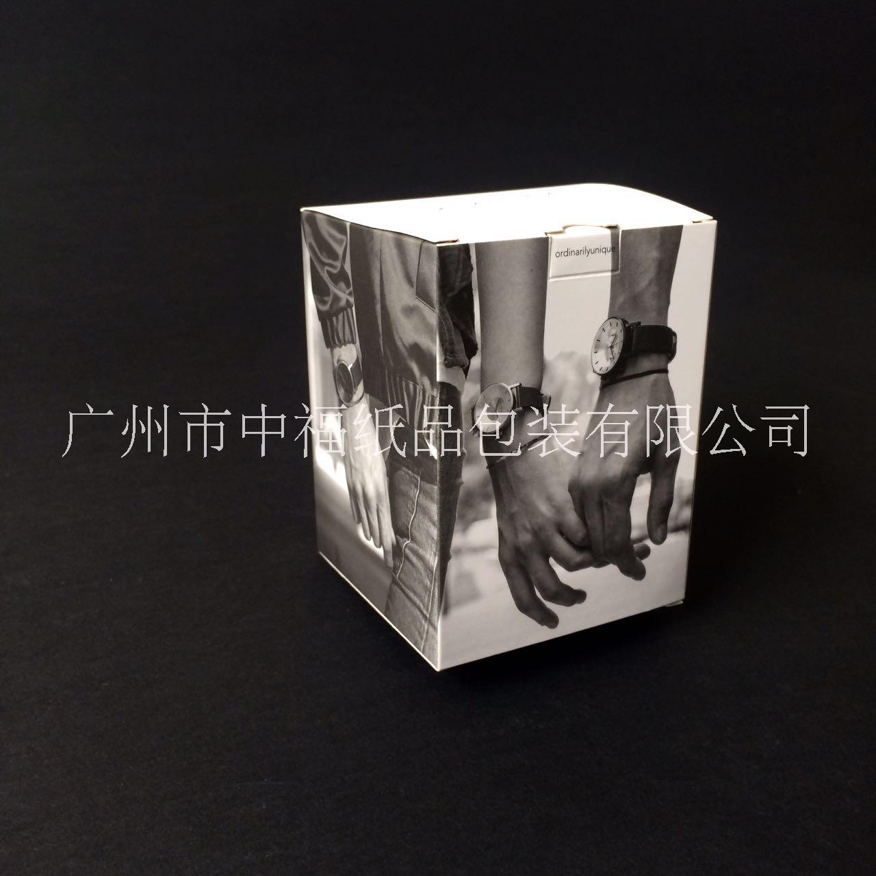 纸盒包装 白卡纸 手表盒 彩盒 定做印刷设计瓦楞飞图片