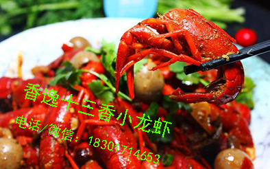 香逸十三香小龙虾菜品丰富生意好图片