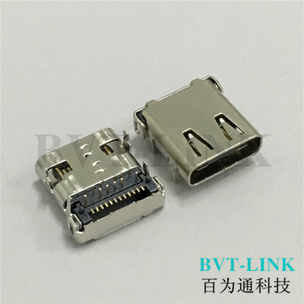 深圳市USB C TYPE移动电源母座厂家深圳USB C TYPE移动电源母座生产厂家
