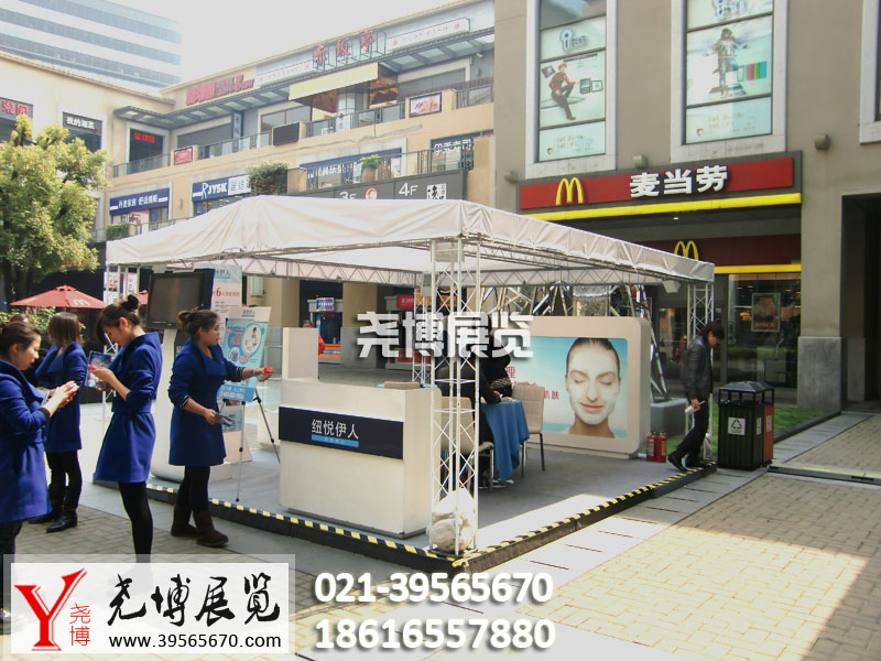 供应户外促销雨棚，上海户外产品推广雨棚租借、搭建，展销会雨棚出租图片