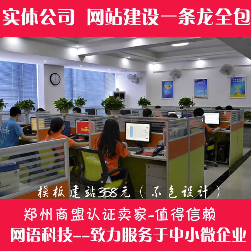 河南网站建设公司  模板建站服务图片