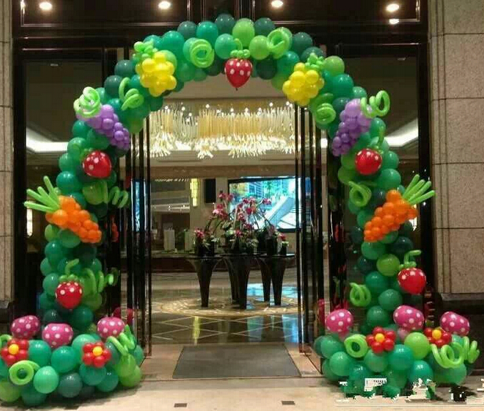 北京公司年会气球布置，宝宝宴气球，婚礼气球布置，婚房气球装饰图片