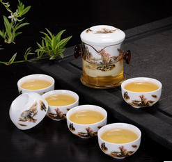 青花瓷红茶泡茶器 红茶茶具陶瓷高档礼品广告茶具耐热玻璃批发