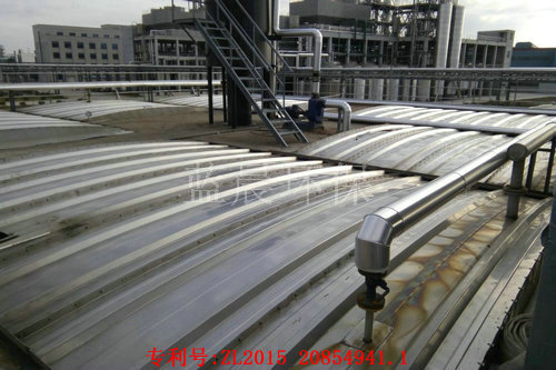 污水池加盖除臭-不锈钢拱形盖板 废气收集盖板/不锈钢拱形盖板