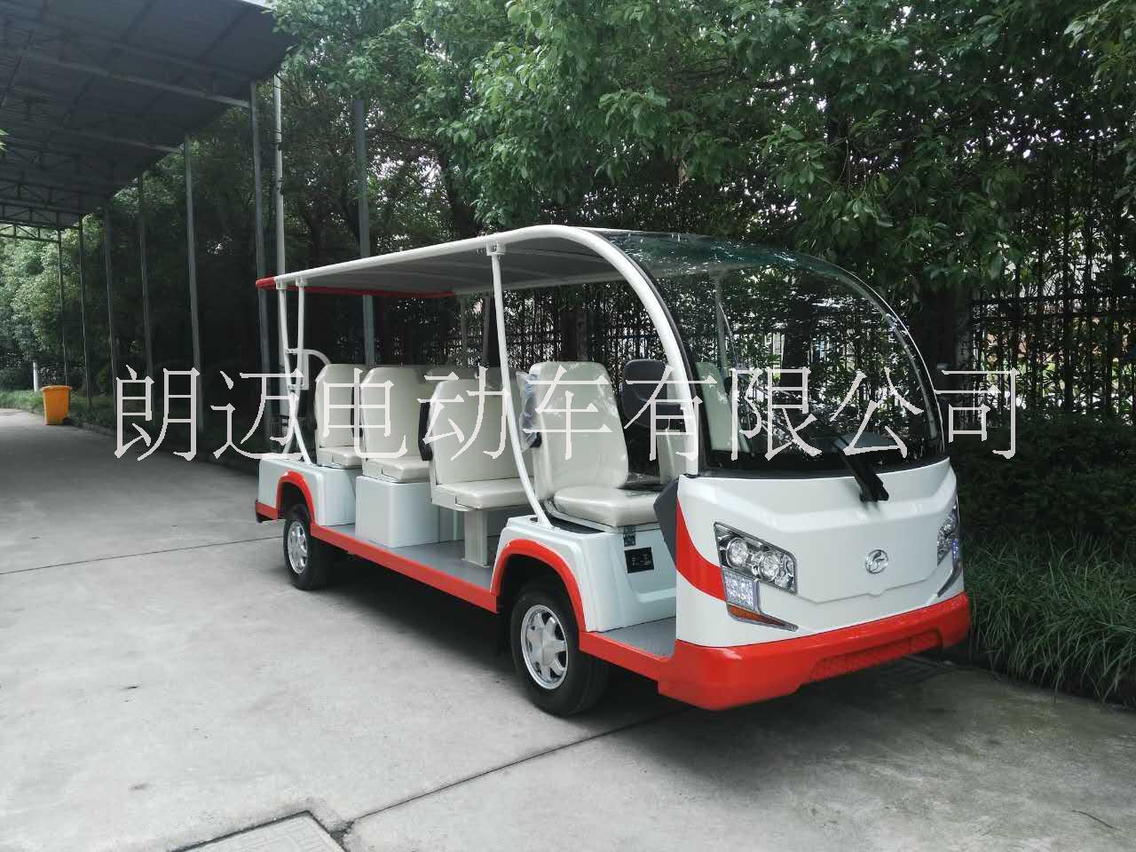 朗迈11座开放式电动游览车 莆田观光电瓶车