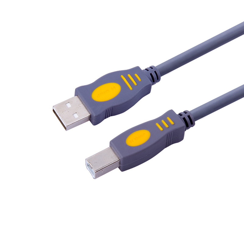 东莞市USB 2.0高速打印线3M全铜厂家USB 2.0高速打印线3M全铜USB打印机连接线 透明蓝高速带屏蔽批发 举报