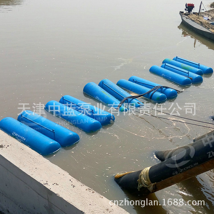 大流量河流排水浮筒式潜水泵