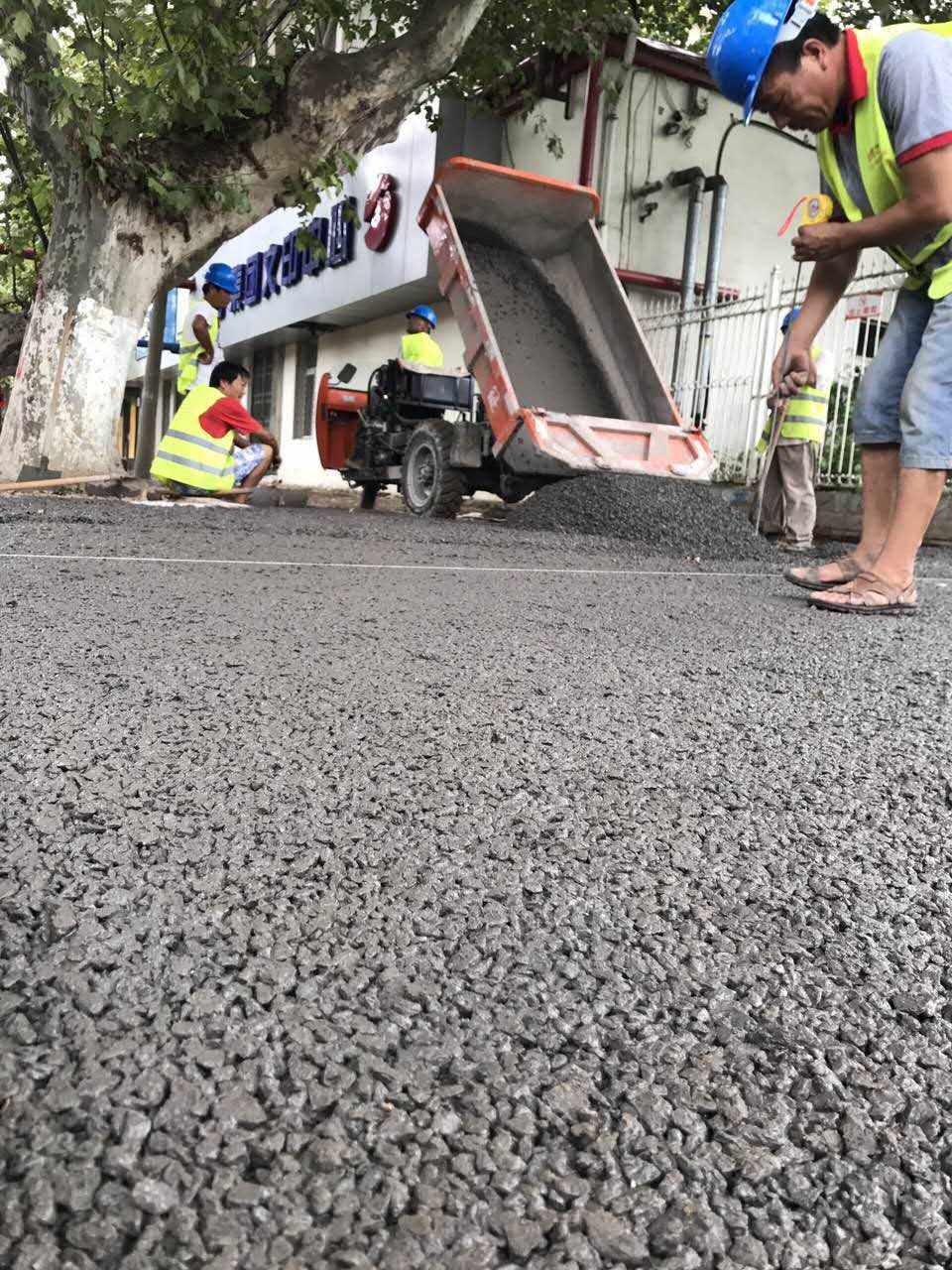 透水混凝土施工透水混凝土施工 透水地坪施工 济南透水混凝土施工