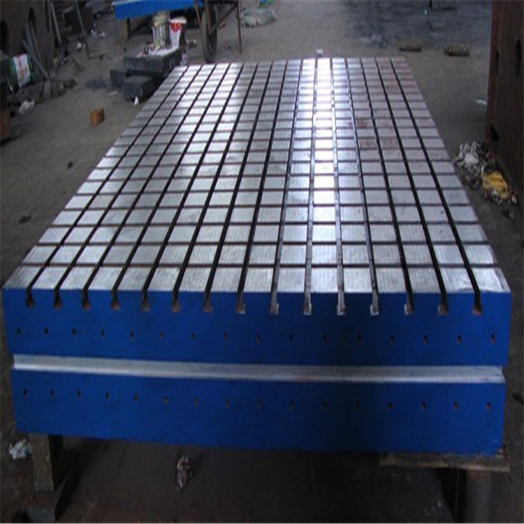 沧州华威防锈铸铁平板平台各种型号材质介绍 华威各种型号铸铁平板材质价格介绍