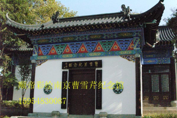 古建筑彩绘寺庙彩绘道观彩绘油彩绘佛道壁画