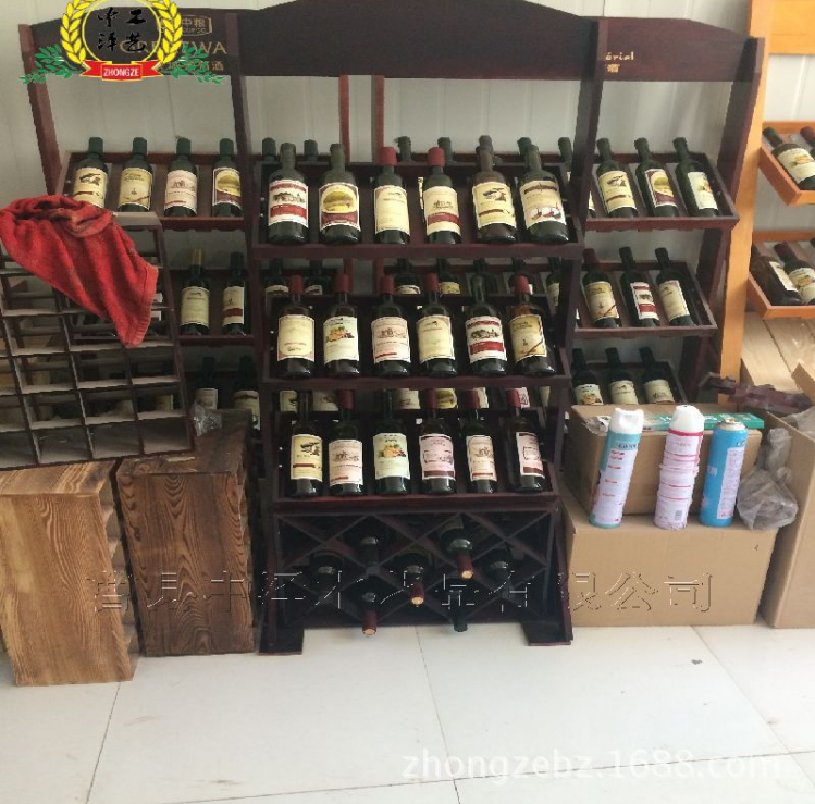 红酒木架、菏泽红酒木架定做、山东红酒木架批发售价、专业红酒木架厂