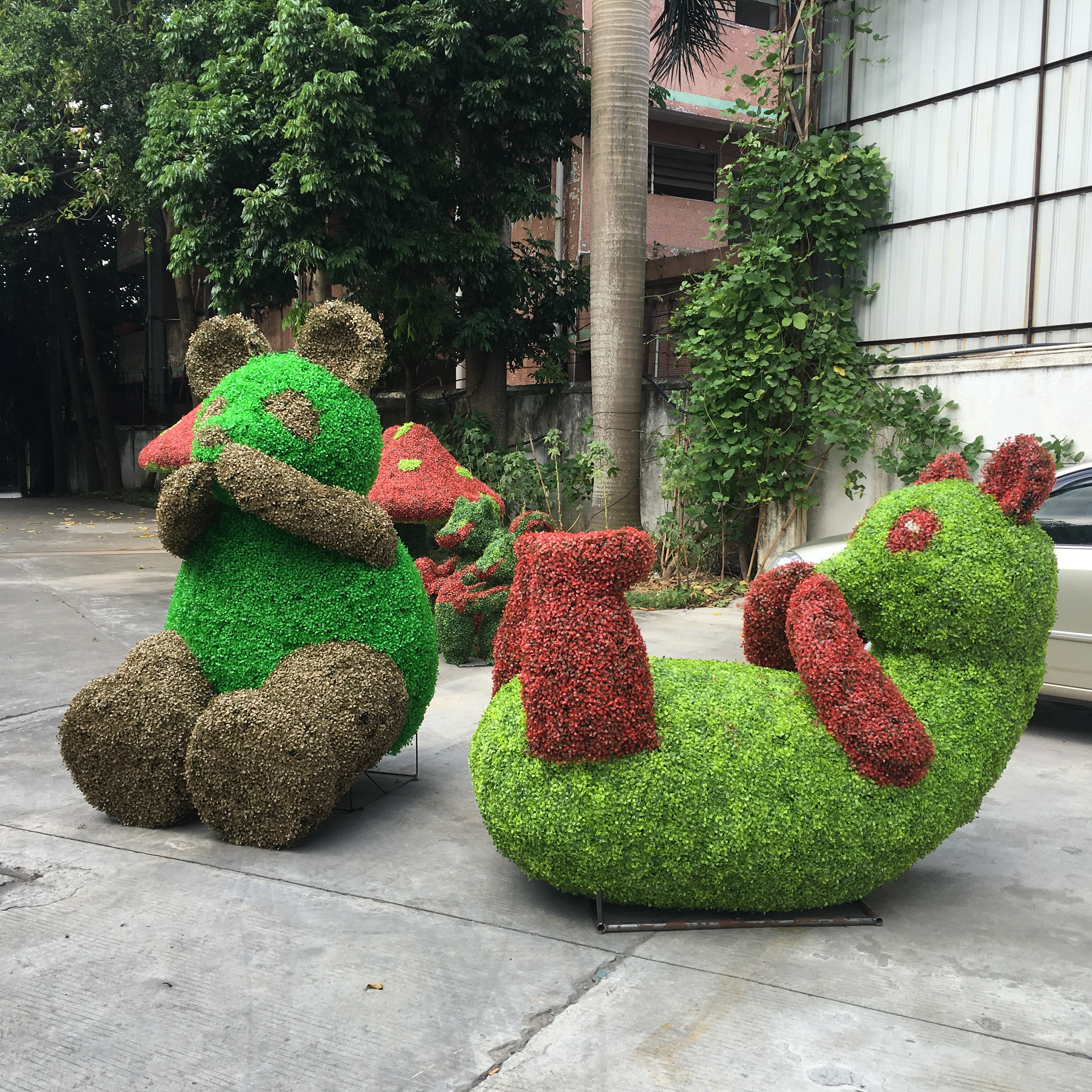 深圳市广西假雕塑绿雕公司厂家