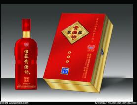 郑州葡萄酒礼盒厂家，红酒包装盒，双支装红酒礼盒定做图片