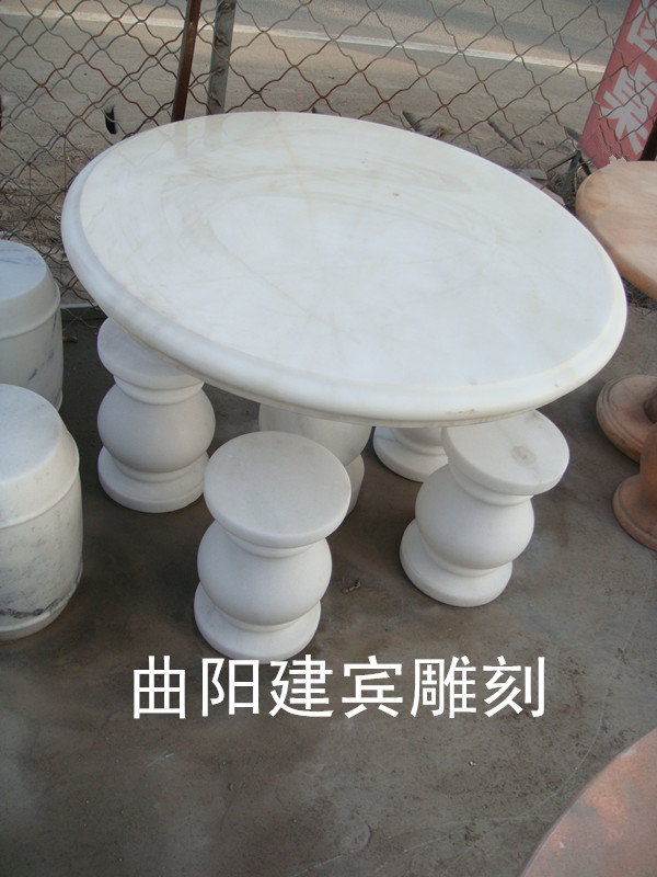 汉白玉桌子厂家加工定做石雕石桌子