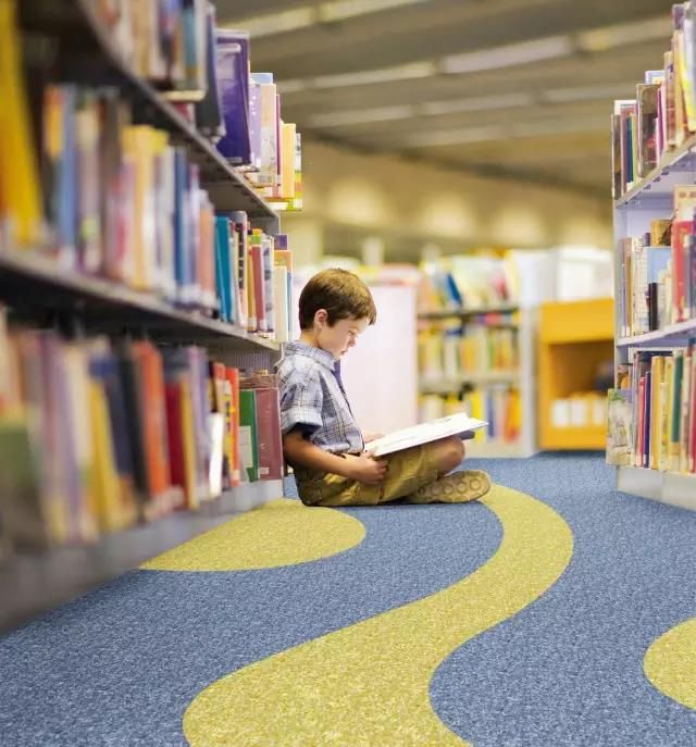 LG塑胶地板  舒可丽系列 适用于教室、图书馆、图片
