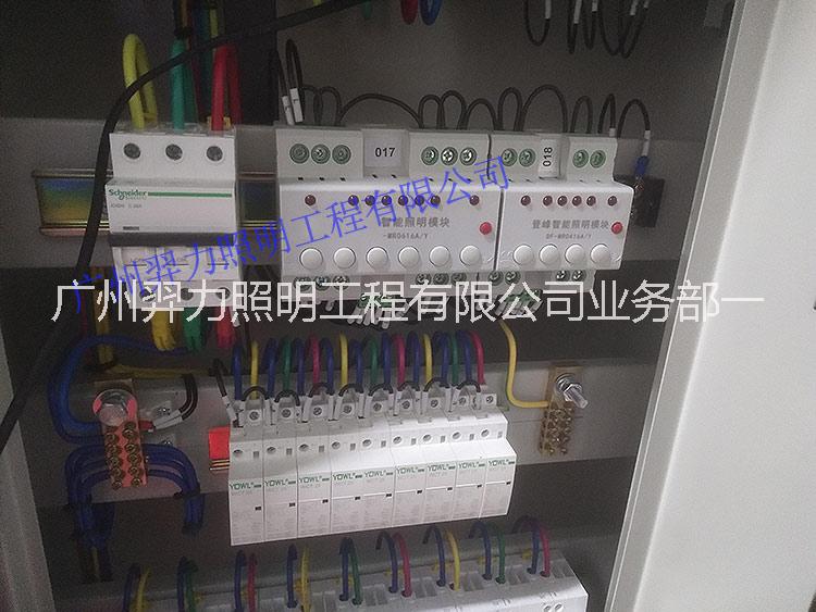 广州市十路智能照明开关控制模块箱厂家十路智能照明开关控制模块箱 智能开关模块箱 成套智能照明控制箱柜