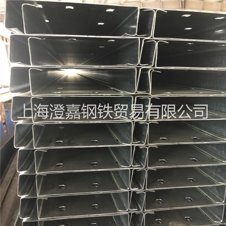 上海市镀锌C型钢 檩条 现货加工厂家镀锌C型钢 檩条 现货加工 250*70*20*3.0 可按客户要求尺寸