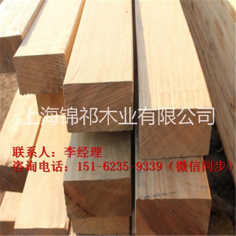 上海市梢木板材红梢木防腐木室外桃园木材厂家